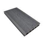 Charcoal decking wood side