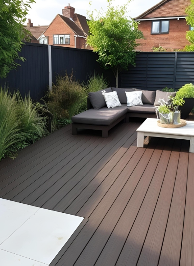 Double Sided Composite Decking in 6 colours
