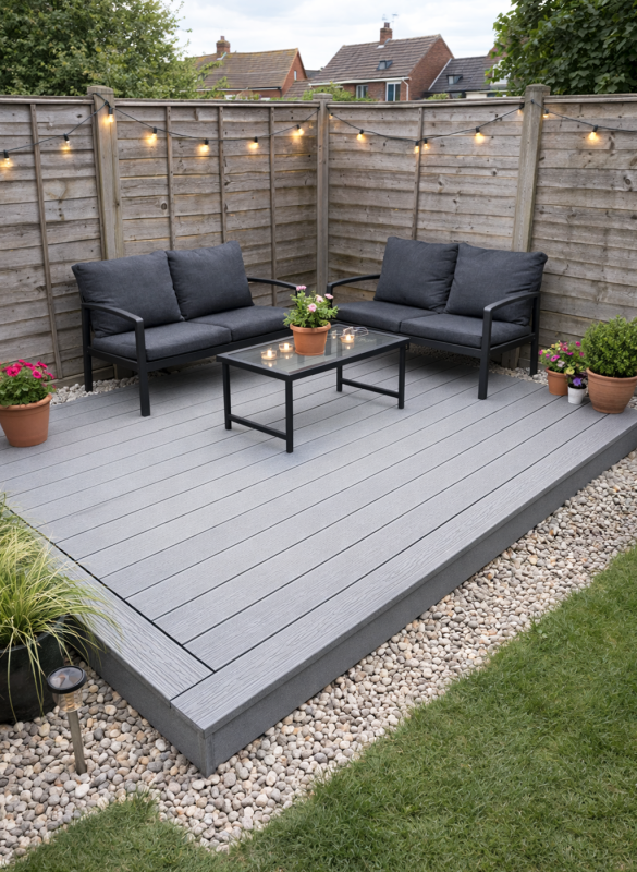 Double Sided Composite Decking in 6 colours