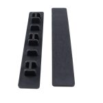 charcoal plastic plug